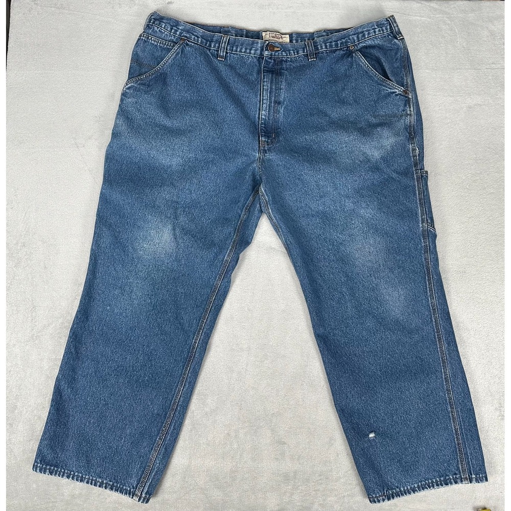Vintage Big Mac Jeans Mens 52x32 Carpenter Straight Mid Rise Workwear Fits 50x32